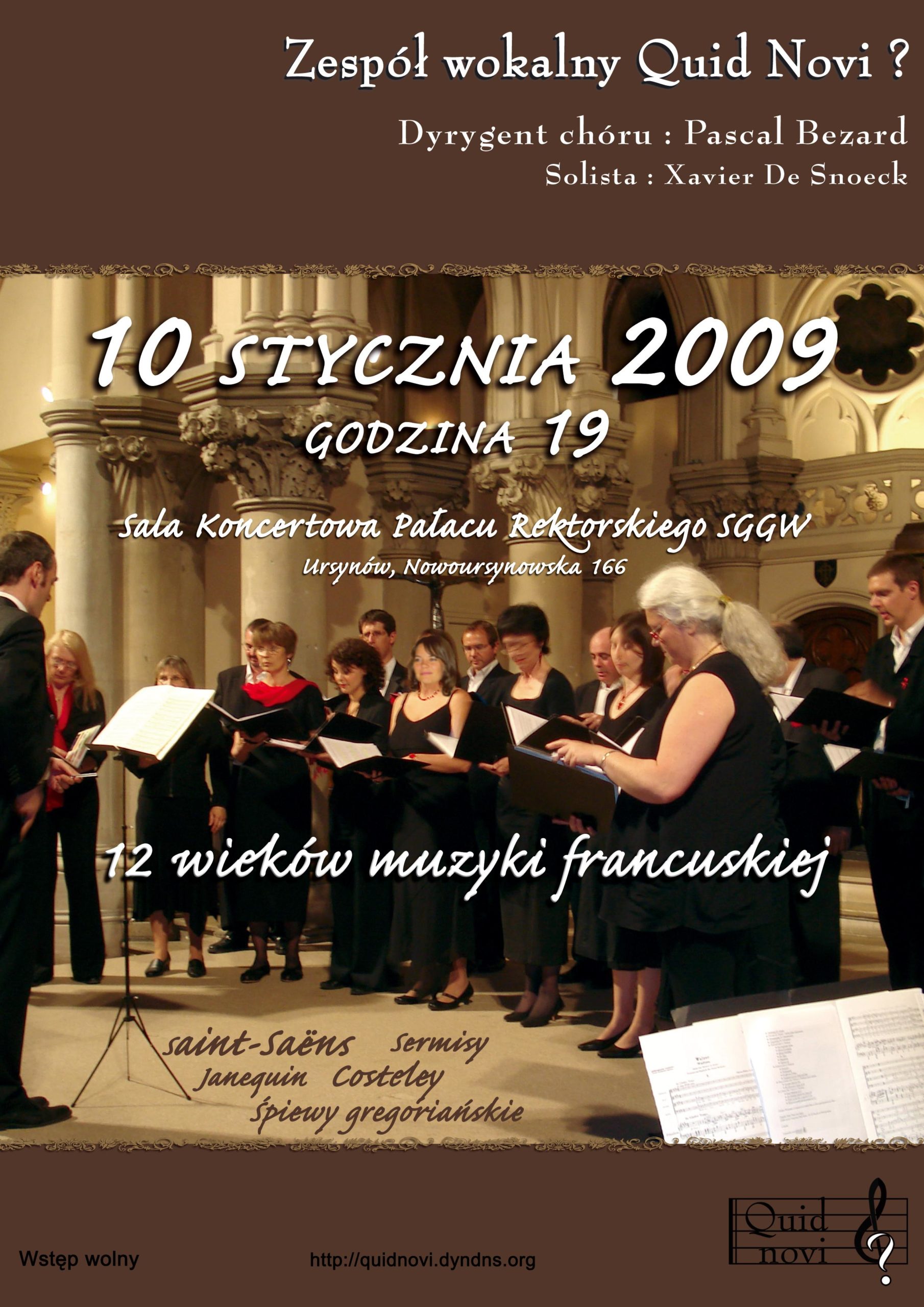 Musique française au Palais du Rectorat à Varsovie